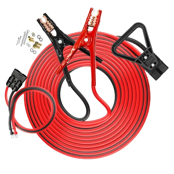 FJC Booster Cable Kit 2 GA, 40ft with B25 Clamps (45269)