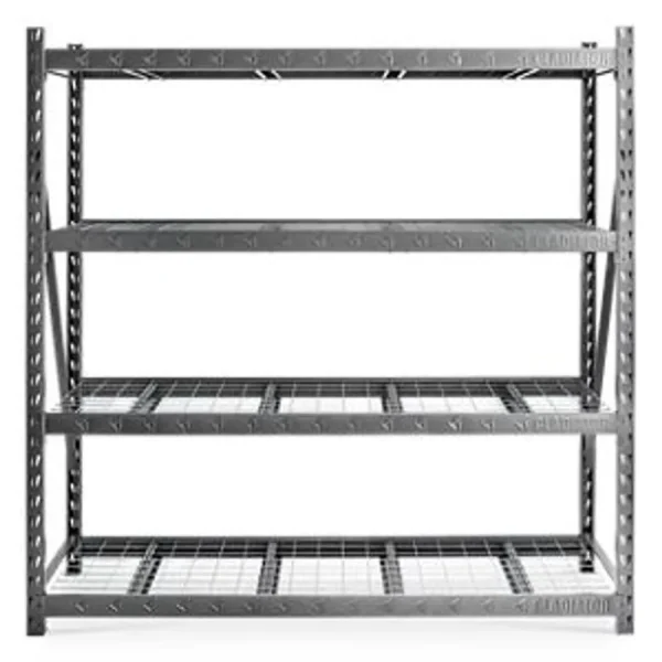 Gladiator 90″ x 90″ Heavy Duty Mega Rack with Four Adjustable Shelves (GARA904XIG)