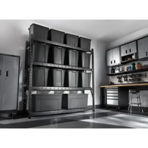 Gladiator 90″ x 90″ Heavy Duty Mega Rack with Four Adjustable Shelves (GARA904XIG) - view 4