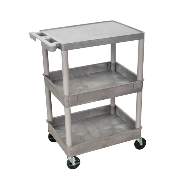 Luxor Workspaces Tub Cart, Gray (STC211-G)