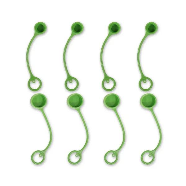 QuickJack Quickjack Dust Caps For Flush-Face Quick-Coupler Fittings Male-Female Set Of 8 (5325768)