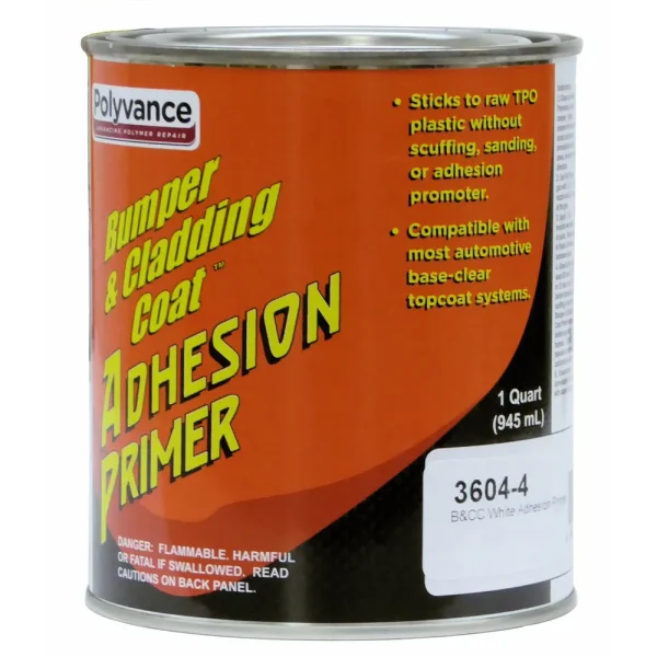 Polyvance Bumper And Cladding Coat Adhesion Primer, White, Quart (622466)