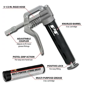 Performance Tool W54205 Mini Grease Gun Kit with Grease - view 2