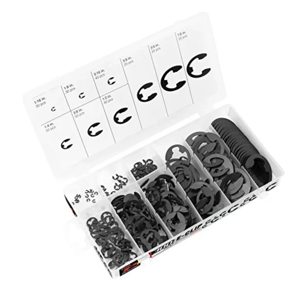 Performance Tool W5208 300pc E-Clip Assortment
