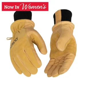 Kinco 901W-S Women’s Lined Heavy Duty Premium Grain & Suede Pigskin Driver, SM