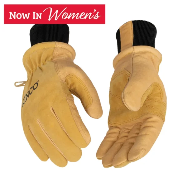 Kinco 901W-S Women’s Lined Heavy Duty Premium Grain & Suede Pigskin Driver, SM