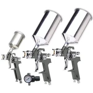 Titan Tools 4 pc. HVLP Triple Setup Spray Gun Kit (19220) - view 2