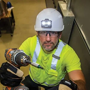 Klein Tools 60150 Safety Helmet, Vented, Rechargeable Headlamp, Tested to Tough - view 4