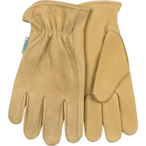 Kinco 398PW-M Women’s aquaHIDE Water-Resistant Full Grain Cowhide Work Gloves, Medium