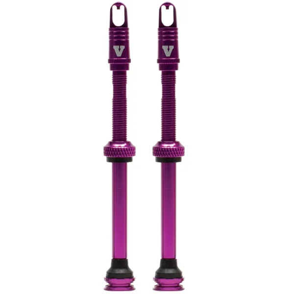 VIAIR 80mm Purple Tubeless Valve Stem High Performance Cycling (60800PP)