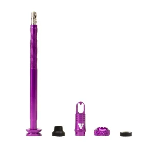 VIAIR 80mm Purple Tubeless Valve Stem High Performance Cycling (60800PP) - view 2