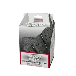 Superior Steering Wheel Cover Black – 58-0550B