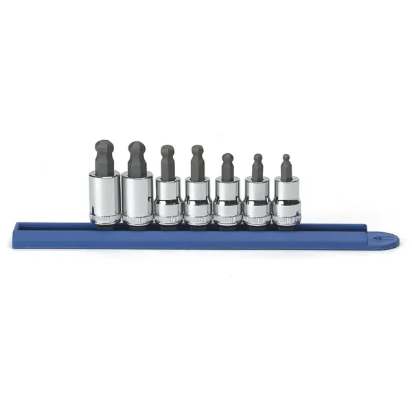 Hex Ball STD MET 3/8″ Drive, 3-10MM, 7 Piece Set KDT80587