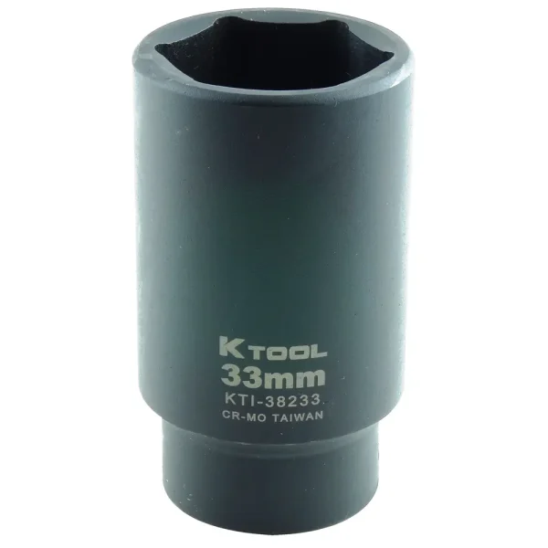 1/2″ Drive Deep 6 Point Impact Socket 33mm KTI38233