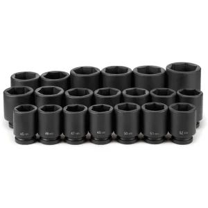 1″ Dr 20 Pc. Deep Met Set