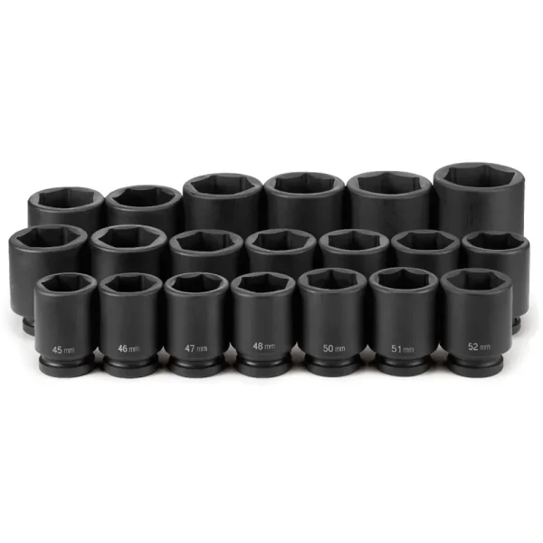 1″ Dr 20 Pc. Deep Met Set