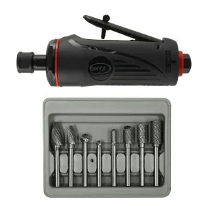 1/4″ Die Grinder and 8 Piece Burr Set Combo AST2181B