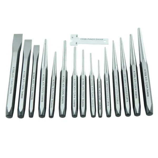 15 Piece Punch and Chisel Set KTI72901