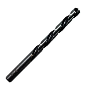 Drill Bit, High Speed Steel, Black Oxide Finish, Jobber Length, 17/64″, Bulk