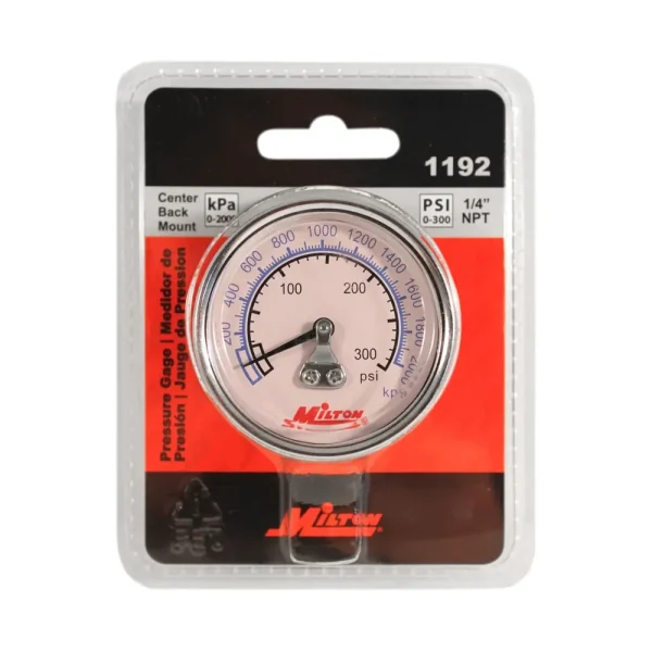 Gage 1/4″ NPT, 0-300 PSI – Cen MIL1192