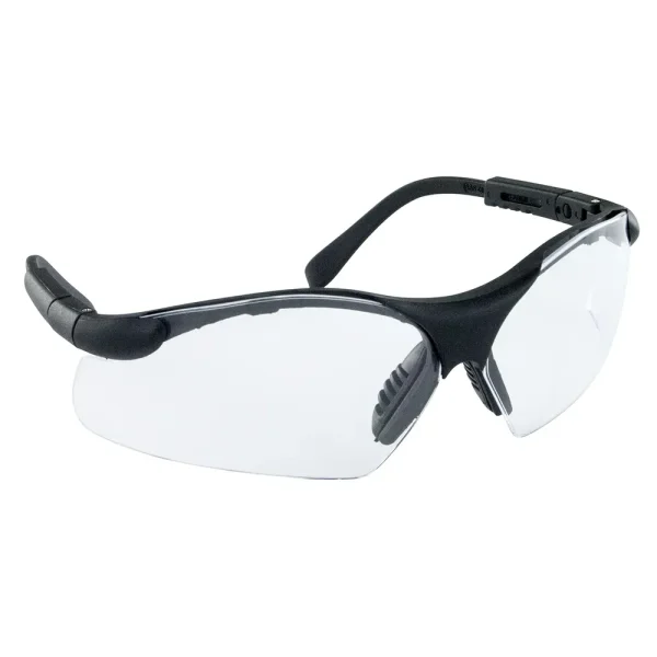 Sidewinders Safety Glasses – Black Frames/Clear Lens