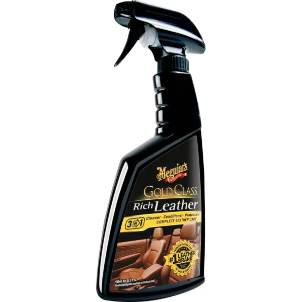 Meguiar’s Gold Class 16 Ounce Leather Cleaner And Conditioner – G10916