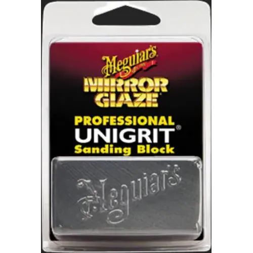 Meguiar’s Mirror Glaze 1500 Grit 4-1/2 x 2-5/8 x 1 Inch Sanding Block – K1500