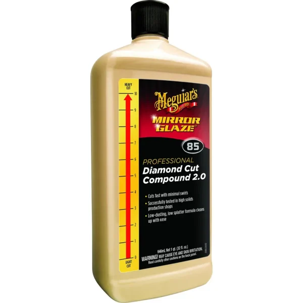 Meguiar’s Mirror Glaze 1 Quart Cutting Compound – M8532