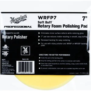 Meguiar’s SoftBuff 7 Inch Yellow Polishing Pad – WRFP7