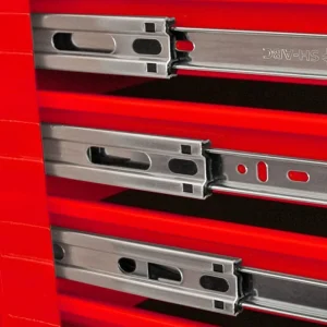 Homak PRO II Series 36″ 7-Drawer Roller Cabinet, Red (RD04036072) - view 3