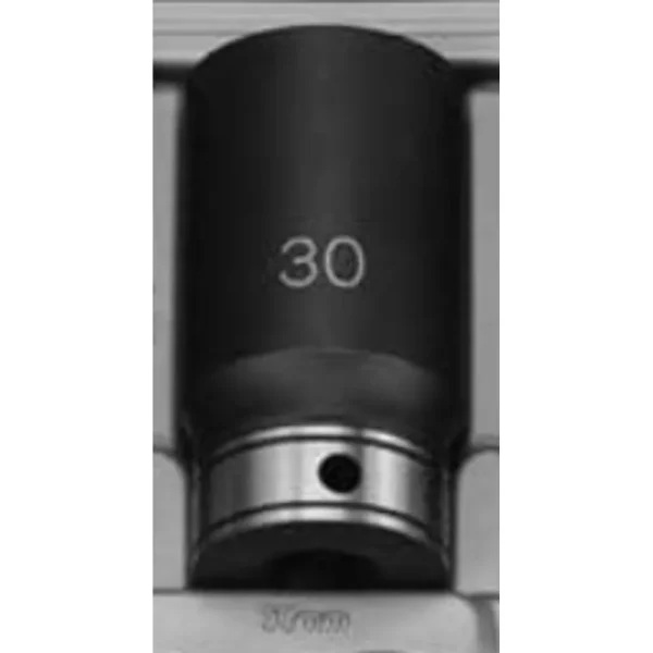 Grey Pneumatic 1/2″ Drive x 30mm Deep Duo-Socket – 6 Point (82030MD)
