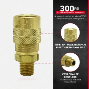 Milton 716 1/4″ Male Body M-Style - view 2