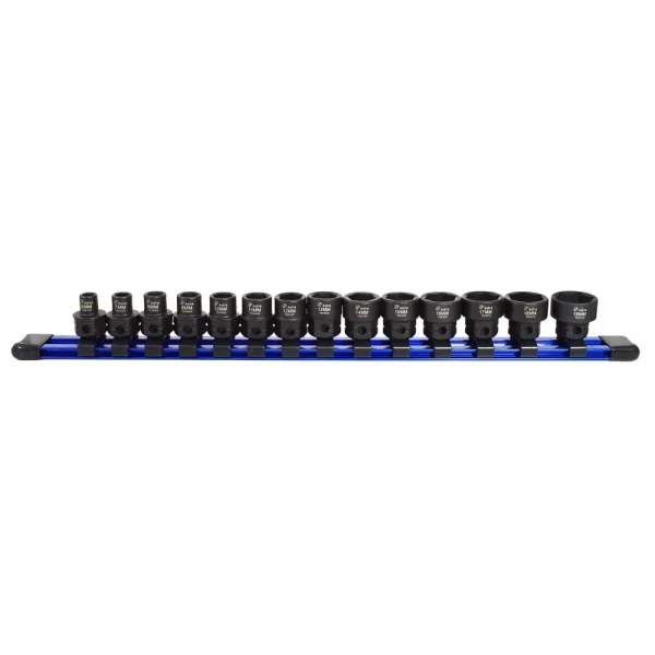 Astro Pneumatic 3/8 Inch Drive Nano Impact Sockets Metric Set 14 Piece (78314)