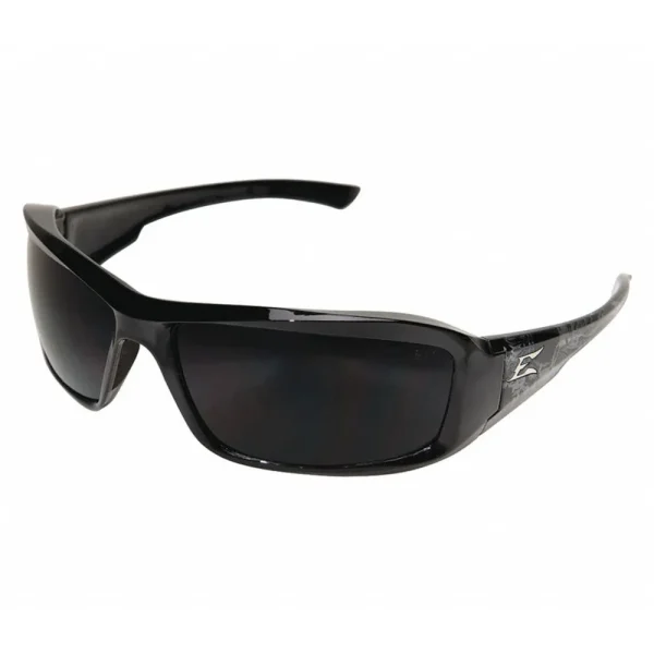 Edge Eyewear Brazeau Black Skull Series Polarized Smoke Lens (TXB216-S)