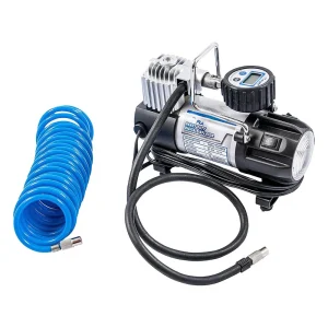 Tru-Flate 16-245 Heavy-Duty, 12V Digital Tire Inflator with 16′ Hose and Gauge