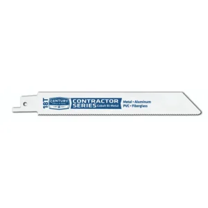 Century Drill Contractor Bi-Metal Reciprocating Saw Blades 6″ x 18TPI (07718)