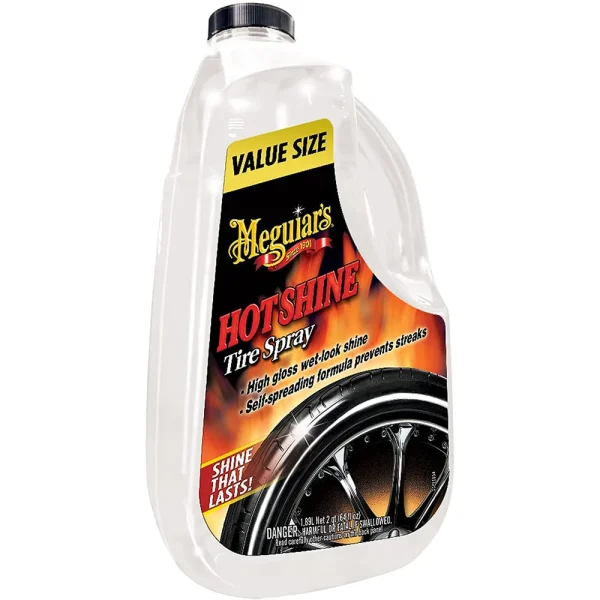 Meguiars G12064 Hot Shine Tire Spray, 64. Fluid Ounces