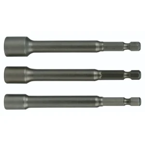 Wiha Magnetic Nut Setter Set 3 pcs 1/4, 5/16, 3/8 x 6” OAL (70492)