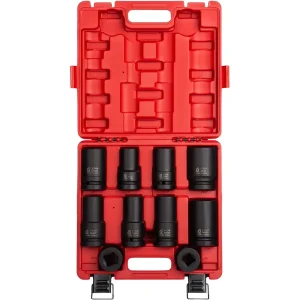 Sunex 1″ Dr. 10 Pc. SAE & Metric Heavy Duty Wheel Impact Socket Set (5690A) - view 2