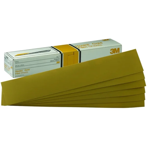 3M 2-3/4″ x 16″ P180C Hookit Gold Sheet (2470)