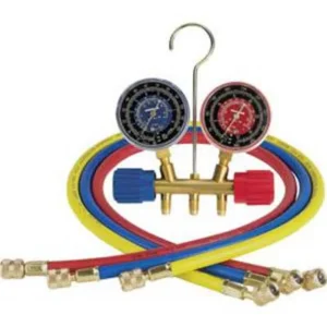 Robinair 40153 Side Wheel Manifold Bar with 36″ Hose Set (40153)