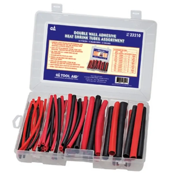 SG Tool Aid 23210 Double Wall Adhesive Heat Shrink Tubes Assortment