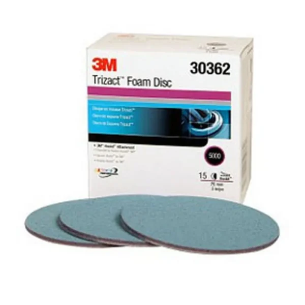 3M 3″ P5000 Trizact Hookit Foam Disc (30362)