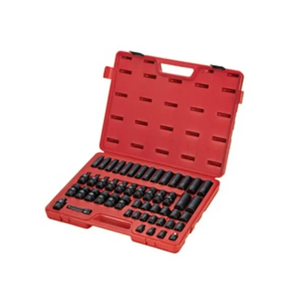 Sunex Tools 51 Piece Metric Master Impact Socket Set, 3/8″ Drive (3351)