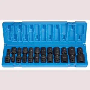Grey Pneumatic 3/8″ Dr. 12 Pc. Deep Length Fract. Univ. Set (1212UD)