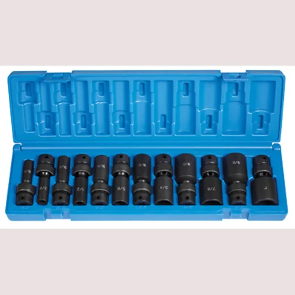 Grey Pneumatic 3/8″ Dr. 12 Pc. Deep Length Fract. Univ. Set (1212UD)