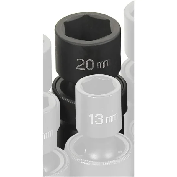 Grey Pneumatic 1/2″ Drive x 20mm Standard Universal Socket (2020UM)