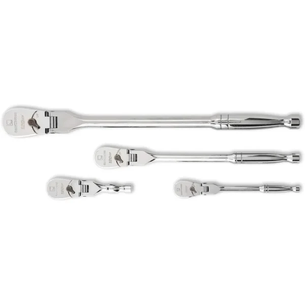 Gearwrench 81230P 4 Pc. 120Xp Full Polish Flex Teardrop Ratchet Set
