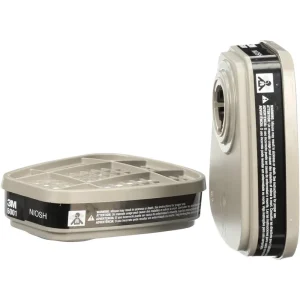 3M 2-Pack Organic Vapor Cartridge 6001 (07046)