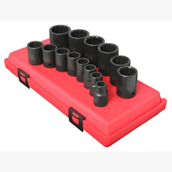 Sunex 1/2″ Drive 12 Point SAE Impact Socket Set (2678)
